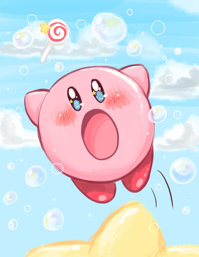 Kirby wants a Lollipop!